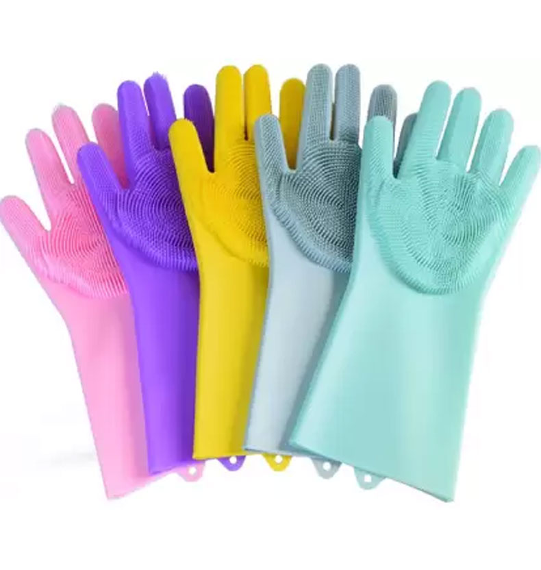 Silicon Dish Washing Gloves